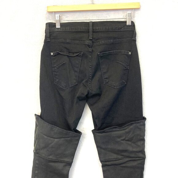 James Jeans Dietrich Thigh High Skinny Jeans 28 Femme Fatal Black Goth REVOLVE - Picture 5 of 16